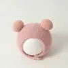 Gorro de Lana Gruesa para Bebé de Otoño e Invierno Estilo Coreano Lindo Gorro de Felpa con Protección para las Orejas Unisex para Niños Cálido Gorro de Punto Pullover