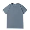Camiseta Top CVC de Manga Curta com Gola Redonda, Cor Sólida, Estilo Básico Simples, Confortável, Camiseta Multicolorida, Macia e Delicada, Top Colorido