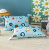 Funda de almohada infantil con orejas de oso estampadas de algodón, divertida y bonita, de 30 x 50 cm, producto único, de 40 x 60 cm.