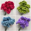Pirulí Artificial de Flores de Hortensia Arreglo de Hortensias para Montaje de Banquete de Compromiso, Arco y Decoración de Ventana