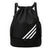 Bolsa de baloncesto para hombre, bolsa de natación de gran capacidad, paquete de bolsillo, mochila con cordón, bolsa para pelotas, mochila escolar portátil para estudiantes, logotipo imprimible