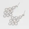 Pendientes Retro de Moda Europeos y Americanos para Mujer, Elegantes Pendientes Grandes Decorativos Personalizados Incrustados de Diamantes Fabricante Mayorista E345
