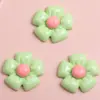 Flores de Resina Brilhantes Cor Dopamina DIY Cola de Creme Acessórios de Cabelo Grampo de Cabelo Grampo de Cabelo Patch Capa de Celular Acessórios para Geladeira