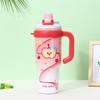 Taza para coche Big Mac con asa, helado, taza de coche, gran capacidad, doble bebida, revestimiento cerámico, taza de café, taza termo linda, taza de agua