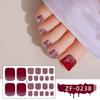 Zhengxiang Pegatinas para Uñas Europeas y Americanas Transfronterizas Pegatinas para Pies Impermeables a Prueba de Sudor Película de Esmalte de Uñas Degradado Polvo de Cebolla Pegatinas para Uñas de Color Sólido Pegatinas para Dedos del Pie