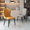 Silla moderna de lujo ligero con respaldo, silla de ocio para restaurante, silla de comedor nórdica para cafetería y hotel, taburete simple para uso doméstico con respaldo engrosado