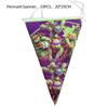Nuevos suministros para fiesta de cumpleaños de las Tortugas Ninja, bandeja de papel para las Tortugas Ninja, vasos de papel, banderas para tirar, suministros para fiesta de cumpleaños, decoración