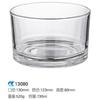Taza de Vela Transparente Taza Vacía Vidrio Espesado Taza de Vela Aromática Sala de Estar Portavelas Transparente Taza de Vidrio para Velas En Stock