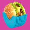 Clip de hamburguesa de silicona retráctil de plástico de fábrica, clip de contacto sin contacto anti-caída, Burger Bud sólido