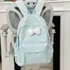 Nueva Mochila Escolar Estilo Japonés para Mujer, Simple y Fresca, Versátil para Estudiantes de Secundaria y Preparatoria, Mochila con Lazo Estilo Ins, Mochila Casual