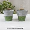 Balde de Flores Vintage Antigo Florido Vaso de Lata Estilo Americano Vaso de Ferro Forjado Vaso de Flores Floricultura Ornamento de Flores