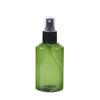 Frasco Spray 150ml Verde Escuro Ombro Inclinado Frasco Spray Névoa Fina Frasco Spray Plástico Pet Frasco Pequeno Portátil Vazio