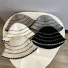 Sombrero de Pescador de Punto Rayado de Nueva Ola Estilo Japonés para Mujer Otoño e Invierno Lana Jacquard Cálido Protector de Orejas Sombrero Cloche Casual
