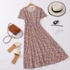 Gran Venta de Liquidación Ropa para Madres del Sudeste Asiático, Faldas Largas Florales para Mediana Edad y Mayores, Vestidos Ajustados Estilo Coreano, Faldas de Playa de Cintura Alta