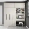 Armario con escritorio y estantería integrados para apartamentos pequeños, habitaciones infantiles, escritorios de estudio para estudiantes, escritorios de computadora para dormitorio en casa