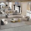 Sala Recepción Sofá de Negociación Juego de Mesa de Centro Área de Salón del Vestíbulo del Hotel Sofá Comercial Curvo para Oficina