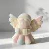 Molde de Silicone para Vela Perfumada de Anjo Menina Transfronteiriça Molde para Enfeite Perfumado Artesanal de Anjo Alado DIY