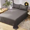 Sábana de una sola pieza, amigable con la piel, tela cepillada, adecuada para camas individuales o dobles, universal para todas las estaciones, funda de almohada para dormitorio de estudiantes, venta al por mayor de fábrica