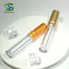 Shanyi Plástico Redondo Transparente Tubo de Brilho Labial Tubo Vazio Tubo de Brilho Labial DIY Tubo de Base Materiais de Embalagem Cosmética Atacado