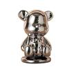 Caixa de palitos de dente de urso fofo de alto valor, tubo de palitos para casa, caixa de armazenamento personalizada criativa de luxo leve para cotonetes e fio dental, atacado