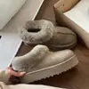 Botas de Nieve Peludas para Mujer 2026 Nueva Moda de Invierno Slip-On Versátiles Felpa Engrosada Cálidas Zapatos de Algodón para Exteriores