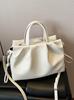 Nova Bolsa de Ombro de Grande Capacidade 2025 Bolsa de Mão Feminina Estilo Estrangeiro Design Plissado Bolsa Transversal para o Dia a Dia