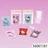 Espejo de Maquillaje Kt Espejo Plegable Forma de Gato Peine Cuadrado Espejo de Maquillaje Portátil Peine Girly Espejo Dos en Uno con Diseño de Gato