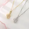 Collar con Colgante de Dados 3D Estilo Europeo y Americano de Luo Chen, Cadena para Clavícula de Hip-Hop de Tendencia con Diseño de Nicho