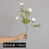Lujo ligero estilo vintage europeo flor artificial de seda de 4 cabezas de peonía para decoración del hogar, banquetes, bodas y accesorios de fotografía al aire libre