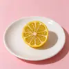 Nuevo Clip para el Cabello Creativo de Rodaja de Limón Simulado Lindo Fruta Comida Juguete Clip de Pato de Alto Valor Accesorios para el Cabello de Chica Dulce