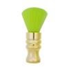 Cepillo de Barba Portátil Verde Fluorescente Cepillo para Limpiar Cabello Roto de Salón de Belleza Cepillo para Limpiar Polvo Doméstico Cepillo de Limpieza con Mango Electrochapado
