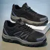 Zapatos de senderismo de verano para hombre, zapatos deportivos para exteriores de malla transpirable, antideslizantes, resistentes al desgaste, zapatos de trabajo ligeros para senderismo