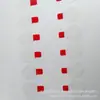 Pegatina Redonda Fácil de Romper Pegatina Selladora Adhesivo Fuerte Desgarro Manual con Oreja PET Transparente Separador Cuadrado Adhesivo