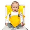 Silla de comedor portátil para niños Cinturón fijo Cinturón de seguridad Bebé Infantil Niños Comer Anticaída Cinturón de seguridad fijo Viaje