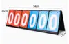 Placar Portátil de Jogo de Basquete, Placar de Virar Página para Futebol, Vôlei, Tênis de Mesa, Placar de Contagem de Pontos para Bilhar