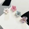 Tiktok popular estilo coreano de dupla face flor de cristal pequeno clipe Nova moda franja fresca hairpin acessórios de cabelo para mulheres