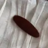 Grampo de Cabelo Liso para Outono e Inverno com Toque de Luxo, Presilha Bb Gota d'Água, Grampo Elegante, Presilha Lateral Sem Costura, Acessório de Cabelo