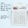 Gemas Faciais Brilhantes com Strass em Formato de Coração Acrílico Diamante Pérola Adesivos Faciais Populares Transfronteiriços do Fabricante