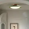 Lámpara de techo para dormitorio estilo francés de mediados de siglo, 6 nuevas estilo retro Wabi-Sabi, luz de espectro completo para el cuidado de los ojos para el dormitorio principal o estudio, hecha de hierro
