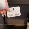 Pendientes de Flor Completamente Diamantados Súper Brillantes, Frescos y Elegantes, para Mujer, Lujo Ligero, Estilo de Gama Alta, Accesorios de Oreja Versátiles de Moda, Venta al por Mayor