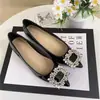 Zapatos de Tacón Alto Planos Franceses con Pedrería, Hebilla Cuadrada Suave, Dedo Puntiagudo, Negros, Profesionales, para Viajar, de Cuero para Mujer, Novedad Verano 2025