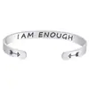 Amazon 2024 Nuevo Pulsera Inspiradora Estilo Europeo y Americano Joyería de Acero Inoxidable con Tallado Abierto Regalo de Cumpleaños para Niñas