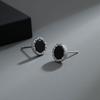 Pendientes de Lujo Ligero Incrustados de Diamantes para Hombres, Tendencia Única y Personalizados, Diseño de Nicho para Hombres, Pendientes Simples y Versátiles para Niños