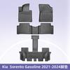 Adecuado para Kia Kia Sorento 2021-2024 EE. UU. Combustible Material 3D Para todo clima TPE Almohadilla para pies