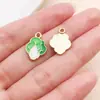 20 tipos de simulación de goteo de aceite creativos granja vegetal brócoli champiñón aleación de zinc colgantes accesorios para joyería DIY