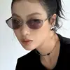 Gafas de Sol Polarizadas Ovaladas Ultra Ligeras de Titanio Estilo Europeo y Americano Milenio para Mujer, Estilo Old Money, Protección Solar, Se Pueden Montar Lentes Graduadas 30917