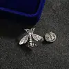 Broche de Espiga de Trigo Tridimensional de Diseño Vintage para Hombres y Mujeres, Accesorio de Pin Doble Hoja para Cuello de Camisa de Traje