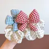 Gomas para el pelo de niños estilo coreano, accesorios para el pelo de tela dulce para niñas pequeñas, nuevo 2025, lindo para moños, peinado, hecho a medida