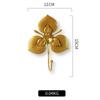 Fábrica por atacado criativo mini gancho parede pendurado roupas individuais gancho Golden punch-free porta e janela pequenas roupas gancho corredor pendente