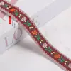 Cinta Jacquard de Camelia con Patrón Ondulado de 2.5cm para Accesorios de Ropa, Hogar, Cortinas y Diversas Decoraciones DIY